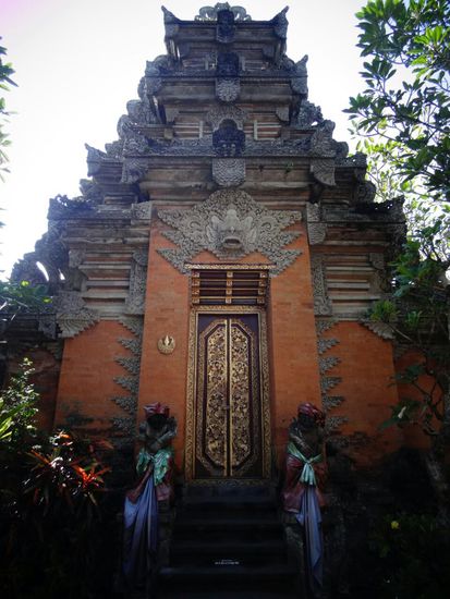 Palast von Ubud, auch dieser nur sehr beschränkt zugänglich...