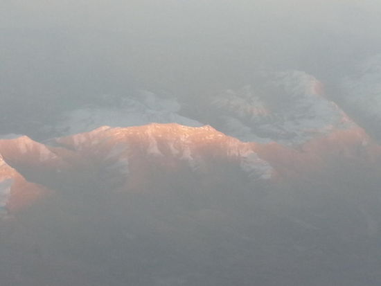 Blick aus dem Flugzeug(weiß leider nicht welches Gebirge es ist).