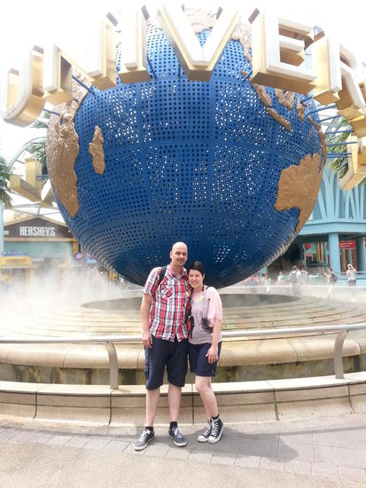 Auch Hollywood gibt's auf Sentosa= Universal Studios.