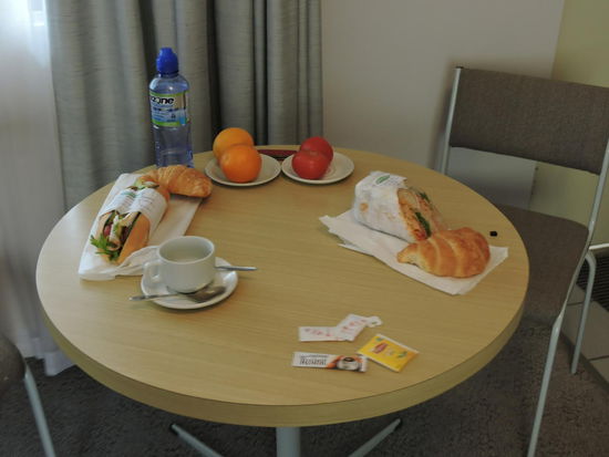 Frühstück improvisiert