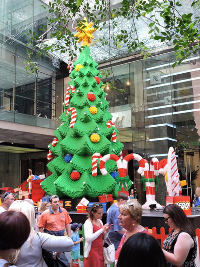 Weihnachtstrubel in Sydney
