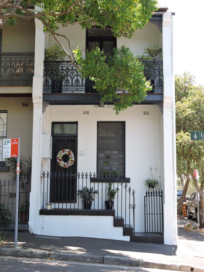 Terassenhäuser im Stadtviertel Glebe