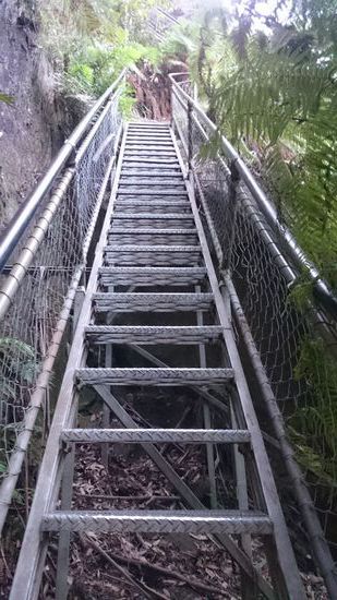 Die Treppen sind schon anstrengend