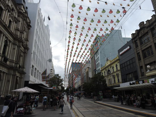 Weihnachtsdeko in Melbourne