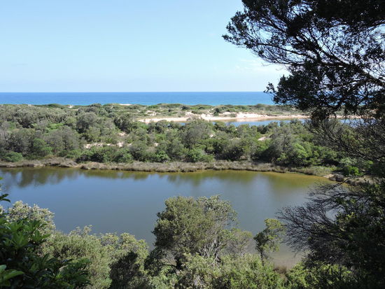 Lagune mit Snowy River