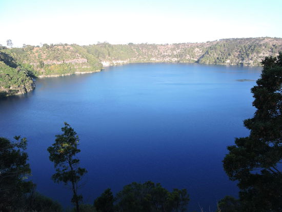 Blick auf den Blue Lake