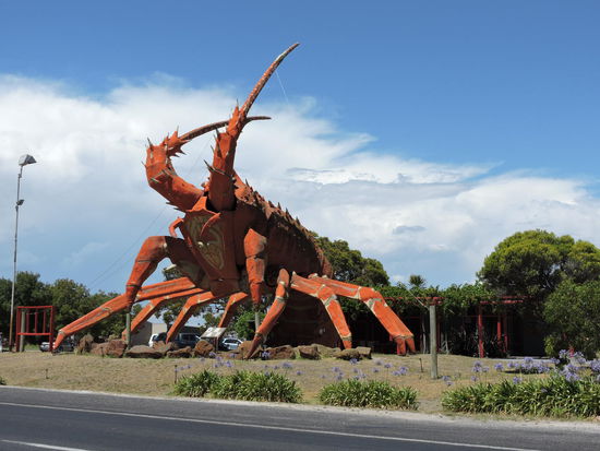Lobster-Denkmal am Highway