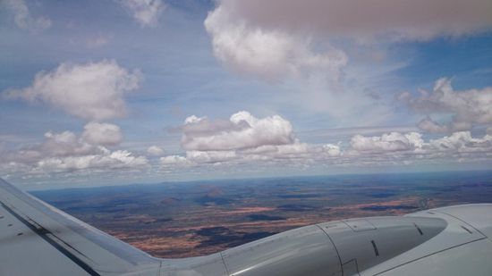 Flug von Alices Springs - Sydney