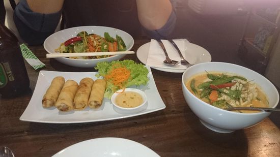 Das asiatische Essen hat uns immer sehr gut geschmeckt