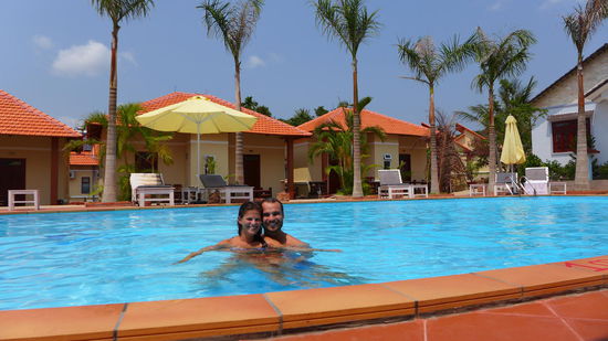 ...und dahinter wartete direkt die kühle Erfrischung auf uns. Hier kann mans schon mal aushalten 