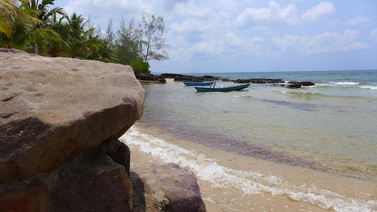Angekommen an der hauseigenen Bucht...