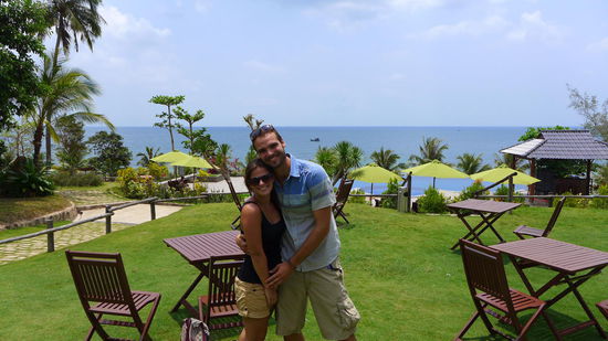 Ja, der Pool im Hintergrund macht schon was her 