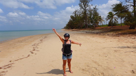 Ebenfalls wieder ein schicker verlassener Strandabschnitt...zum baden ist es hier jedoch nicht geeignet, die Quallen blitzen einem schon beim Gang zum Wasser ins Auge