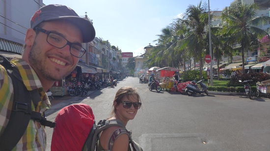 Angekommen in Can Tho...aufwärmen und Hotel suchen war angesagt