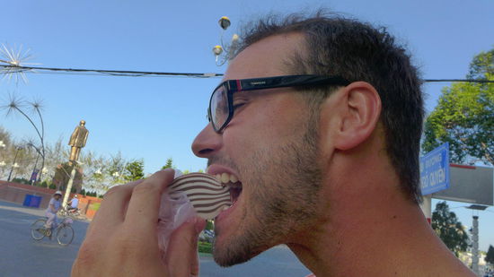 Lust auf...ähm Kuchen? Der Blick täuschte...dieses glibbrige Etwas konnte man leider nicht genießen!