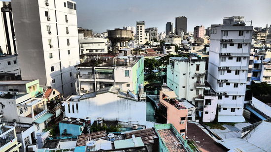 Unsere Sicht aus dem 7.Stock des ersten Hotels