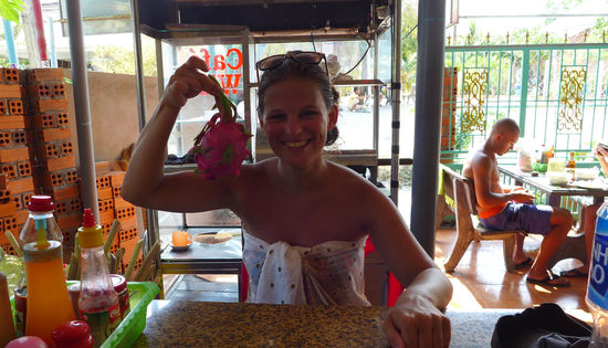 Dragonfruit gibts hier in jeder Ecke