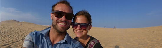 Ja, wir waren kurz in der Sahara. 