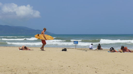 Beim Surfer beobachten kann man schon mal Zeit vertrödeln.