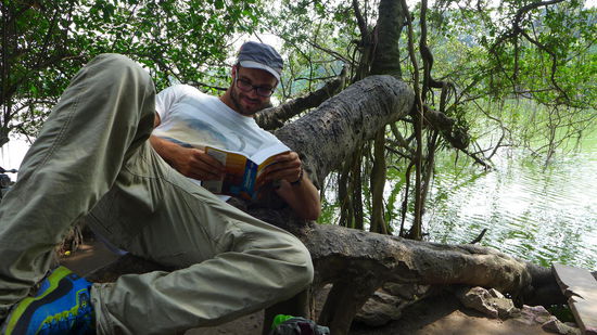 Ein ruhiges, schattiges Plätzchen in der Mittagssonne ist immer gut 