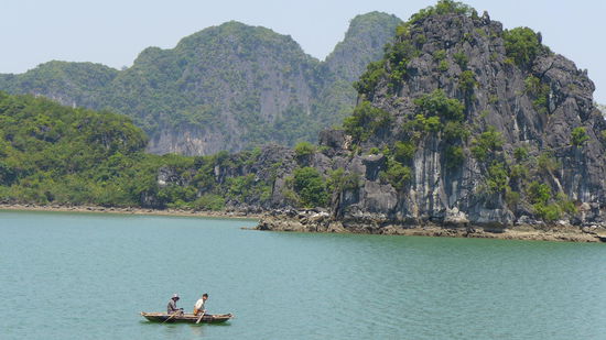 Hier geht noch alles gemütlich zu. Weit und breit keine Siedlung in Sicht, aber die beiden hatten Zeit - zumindest hats den Anschein gemacht.