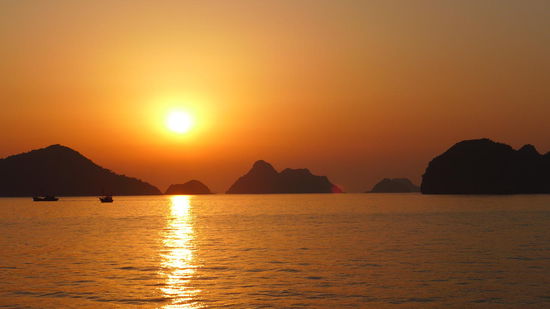 Ein herrlicher Sonnenuntergang...