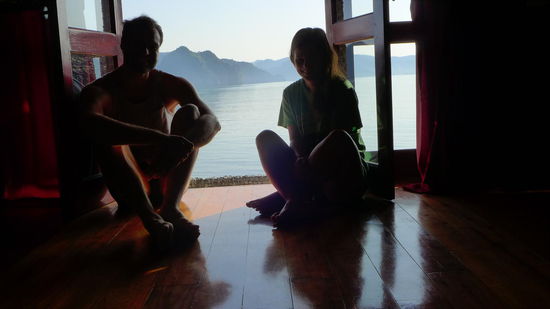 Mit der Aussicht steht sichs gut auf... gegen liegen bleiben hätten wir aber auch nichts gehabt. 