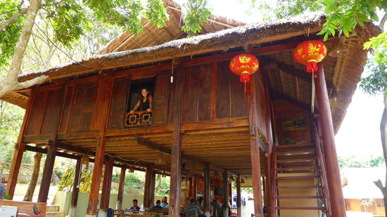 Mit Ansicht von außen 