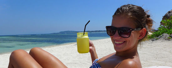 Lemon Juice am Strand 