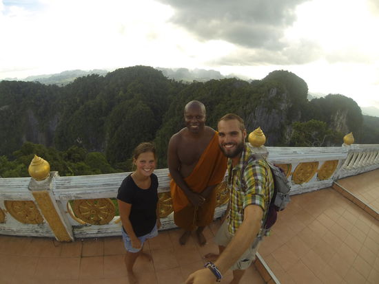 Tiger Cave Tempel, nach fast 1300 Stufen raufwärts zu erreichen 