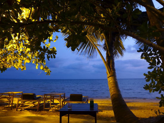 Auch abends eine herrliche Kulisse