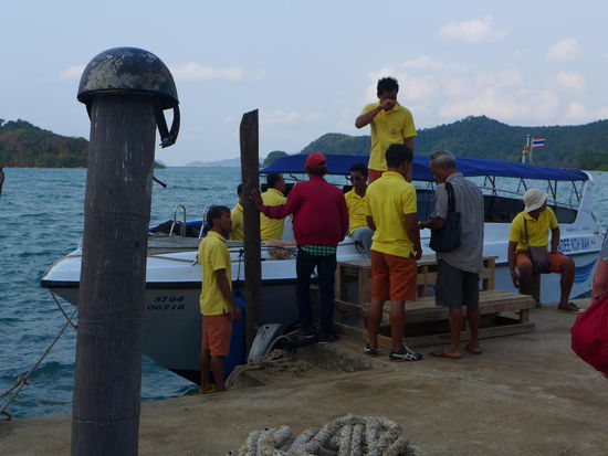 ...doch das Speedboat in Richtung Trat erwartete uns bereits.