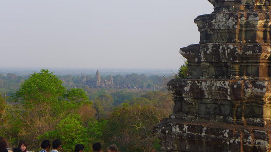 Der Blick auf Angkor Wat.