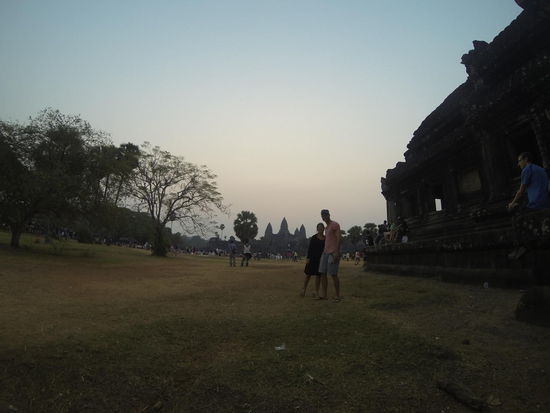 Unsere Aussichtsstelle auf Angkor Wat.