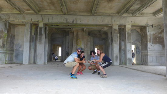 Bis die roten Khmer kamen, sind hier die Würfel gefallen...den Eintritt ins neue Casino konnten wir uns aber nicht leisten 