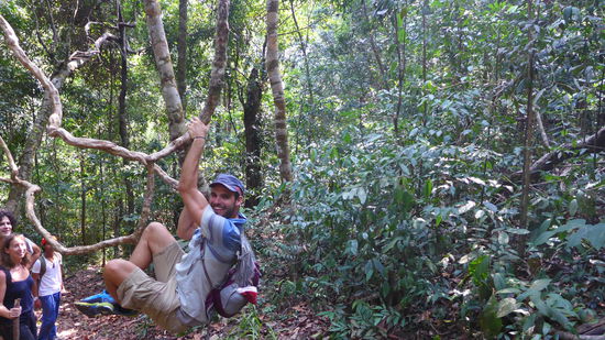 Mowgli? Und die Lianen halten tatsächlich 