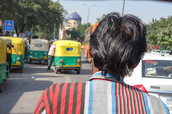 Fahhrad-Rikscha, die müssen ganz schön strampeln