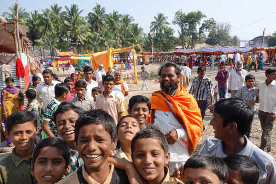 alles Inder, da fällt man als Tourist auf