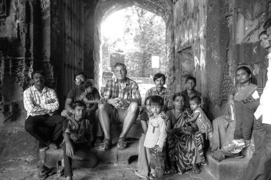 warten auf das Boot zur Rückfahrt