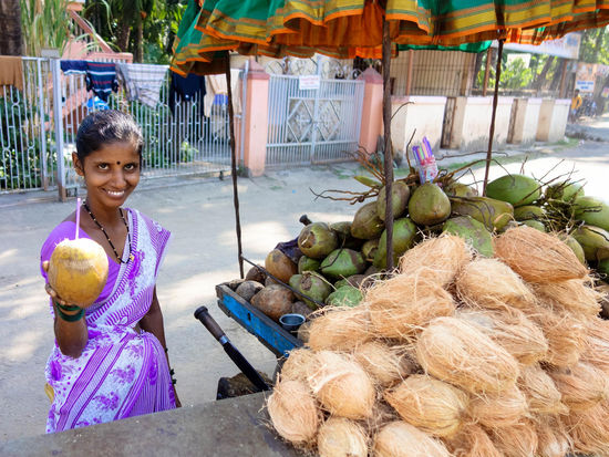 Coconut-woman is calling out, everyday you can hear her shout ....