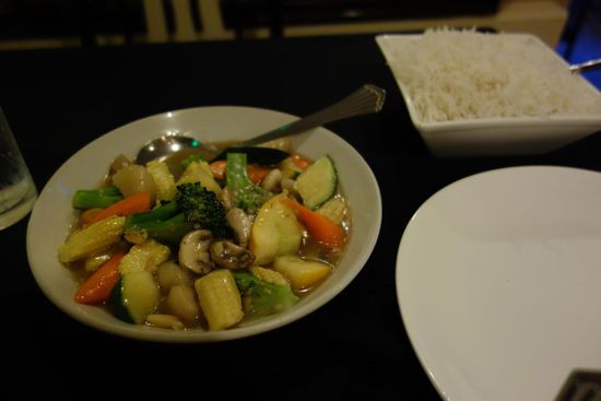 Laut Speisekarte "Buddha's choice"