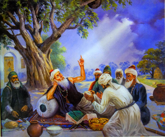 Als Ersatz für den Innenbereich hier ein paar Aufnahmen von einer Gemäldeausstellung im Außenbereich: