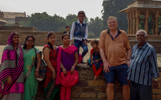 Die Sightseeing-Tour Gruppe