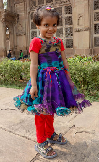 die Jüngste der Gruppe