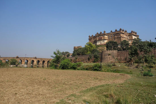 Nochmals der Jahangir Mahal, gilt als ein Paradebeispiel muslimischer Architektur des Mittelalters