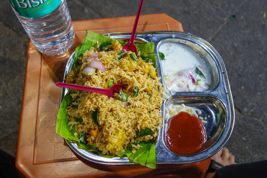 wenn ich mich nicht täusche war das Gobi-Reis (Reis mit Blumenkohl)