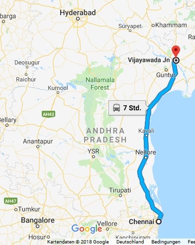 Vijayawada hat eine Million Einwohner. Der vorbeifließende Krishna-River ist dem Rhein vegleichbar.