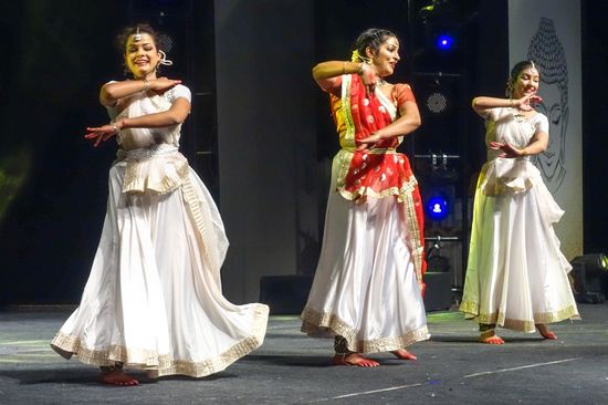 Das Abendprogramm bestand aus Musik- und Tanzvorführungen