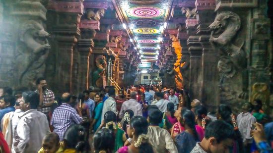 ...wenngleich am Sonntag abend erhöhter Besucherandrang herrschte