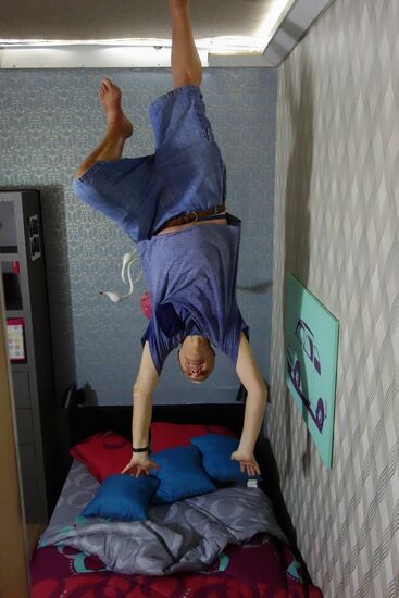 Morgengymnastik (aufgenommen mit einer Sony DSC RX100, Selbstauslöser mit Serienmodus)